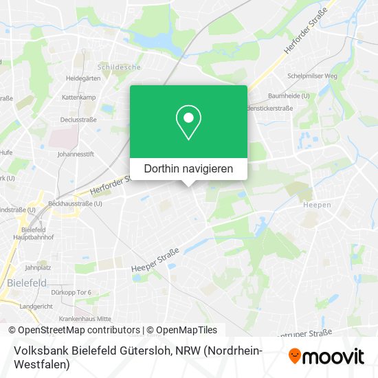 Volksbank Bielefeld Gütersloh Karte