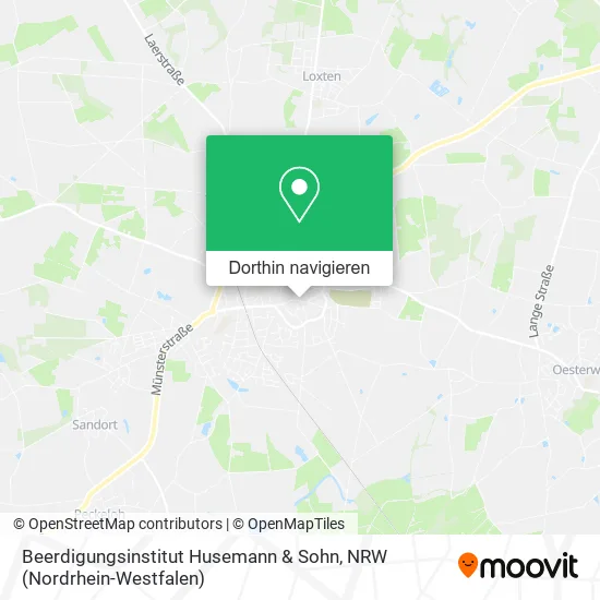 Beerdigungsinstitut Husemann & Sohn Karte