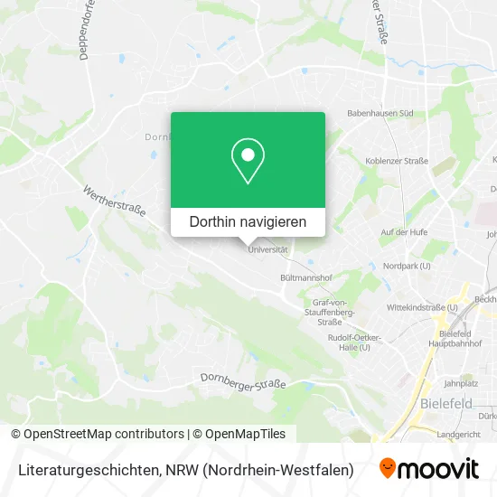 Literaturgeschichten Karte