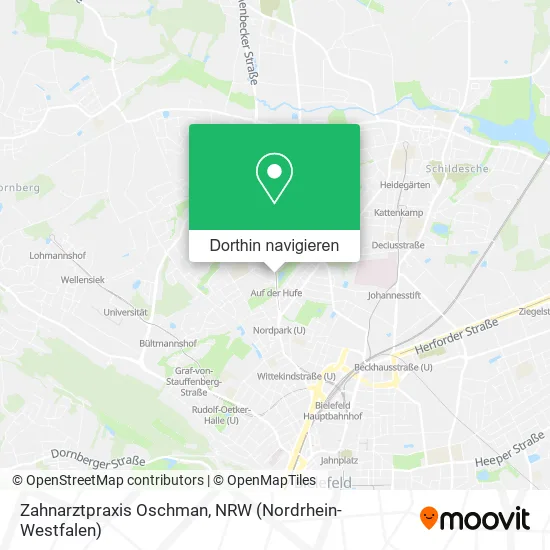 Zahnarztpraxis Oschman Karte