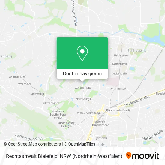 Rechtsanwalt Bielefeld Karte