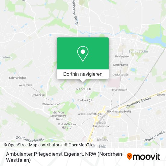Ambulanter Pflegedienst Eigenart Karte
