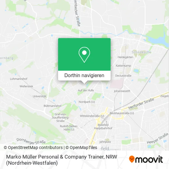 Marko Müller Personal & Company Trainer Karte