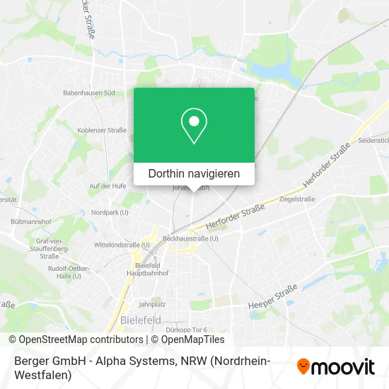 Berger GmbH - Alpha Systems Karte