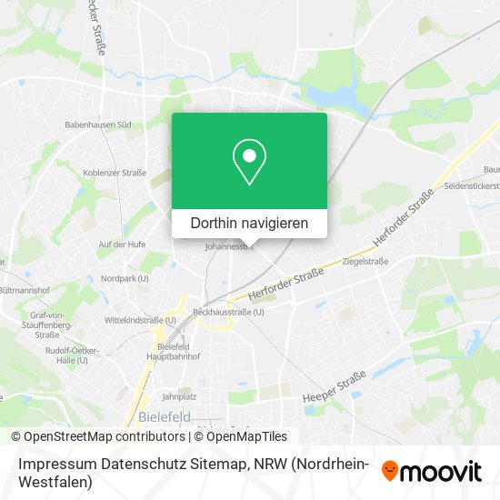 Impressum Datenschutz Sitemap Karte