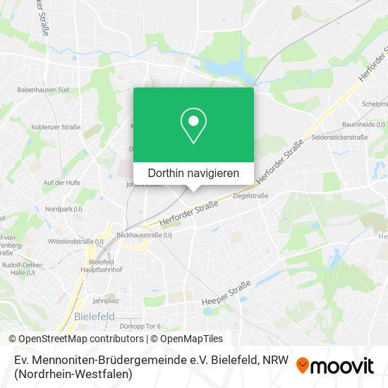 Ev. Mennoniten-Brüdergemeinde e.V. Bielefeld Karte