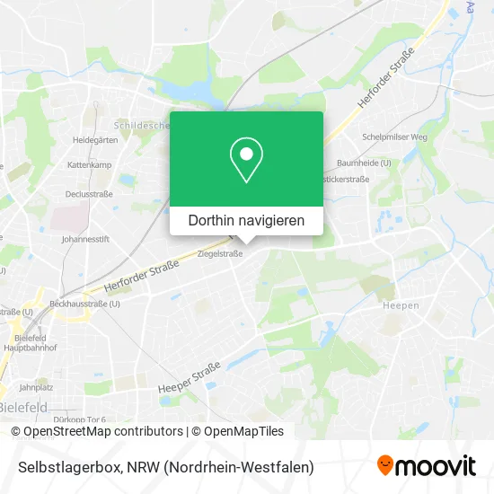 Selbstlagerbox Karte