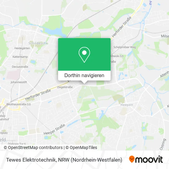 Tewes Elektrotechnik Karte