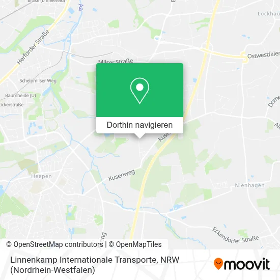 Linnenkamp Internationale Transporte Karte