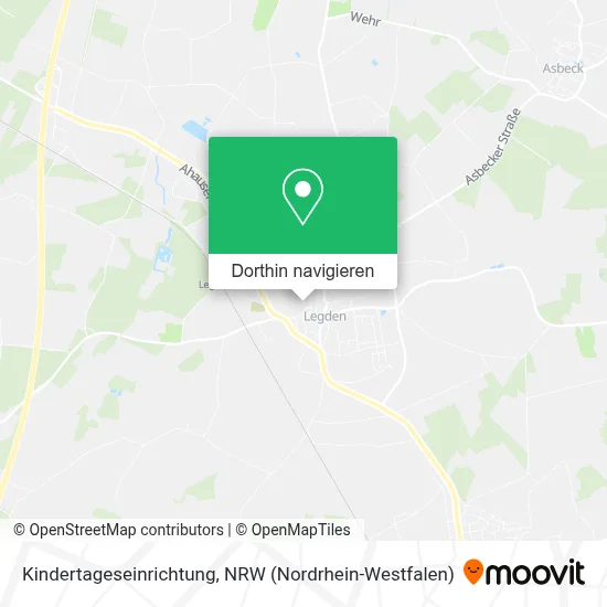 Kindertageseinrichtung Karte