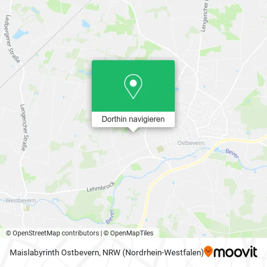 Maislabyrinth Ostbevern Karte