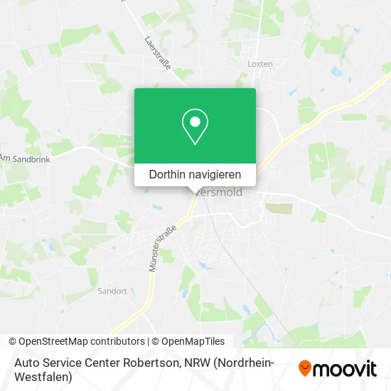 Auto Service Center Robertson Karte