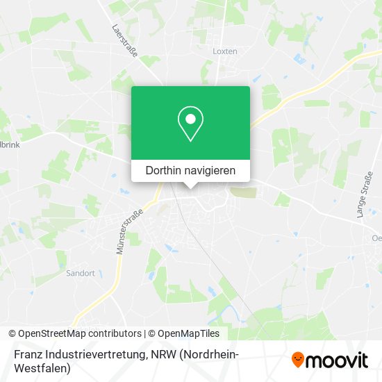 Franz Industrievertretung Karte
