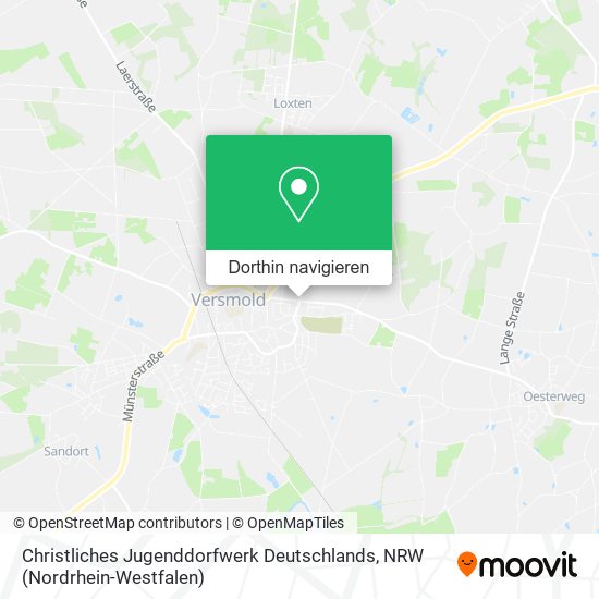Christliches Jugenddorfwerk Deutschlands Karte