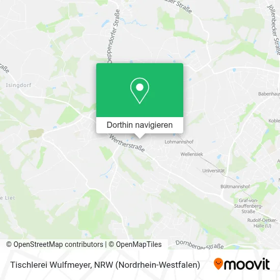 Tischlerei Wulfmeyer Karte