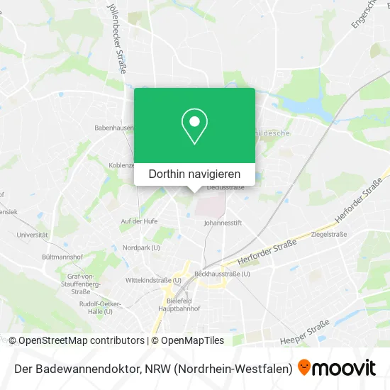 Der Badewannendoktor Karte