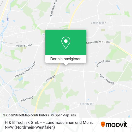 H & B Technik GmbH - Landmaschinen und Mehr Karte