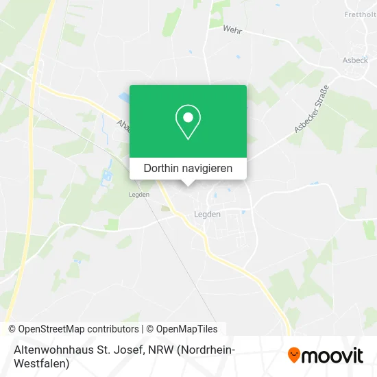 Altenwohnhaus St. Josef Karte