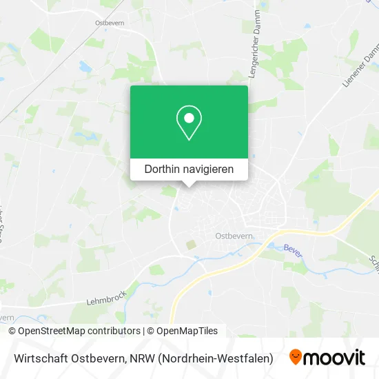 Wirtschaft Ostbevern Karte