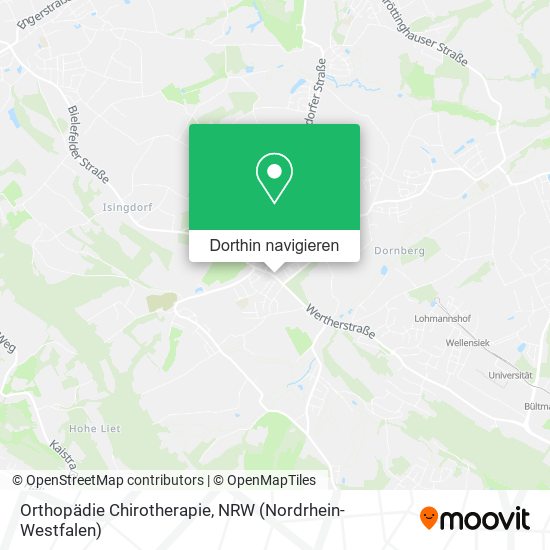 Orthopädie Chirotherapie Karte