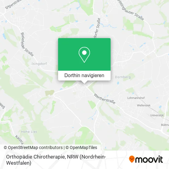 Orthopädie Chirotherapie Karte