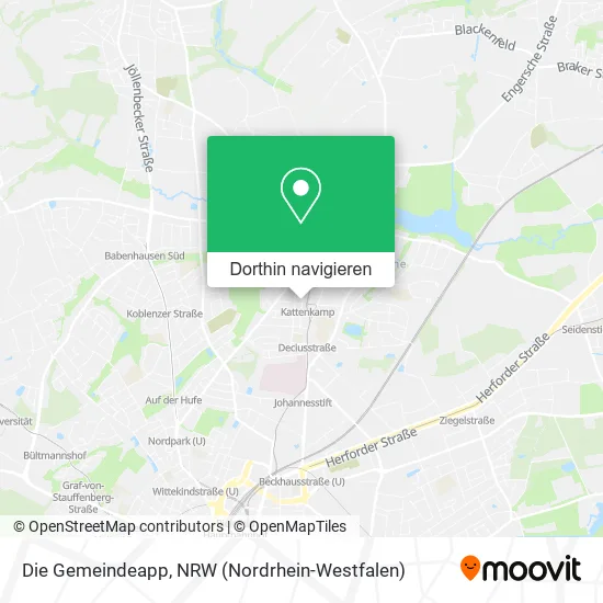 Die Gemeindeapp Karte