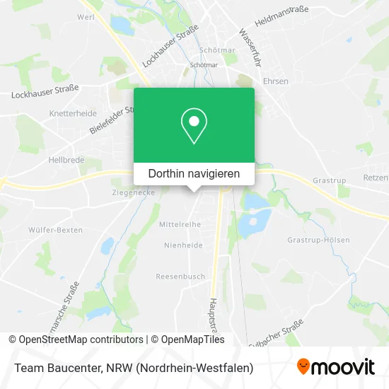 Team Baucenter Karte
