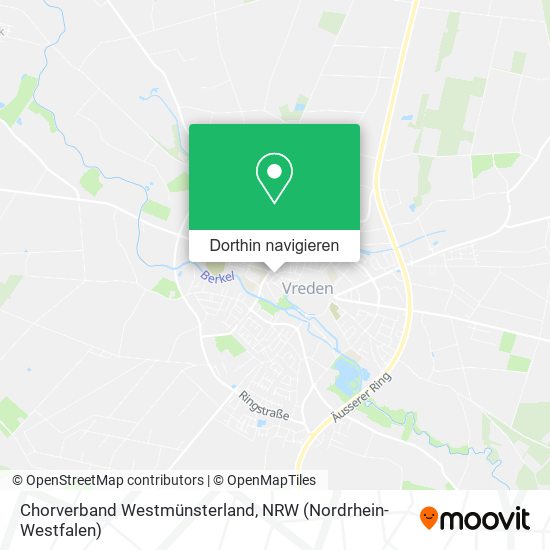 Chorverband Westmünsterland Karte