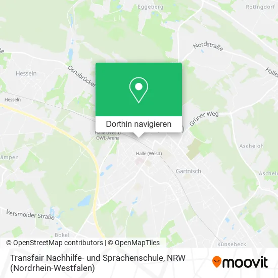 Transfair Nachhilfe- und Sprachenschule Karte