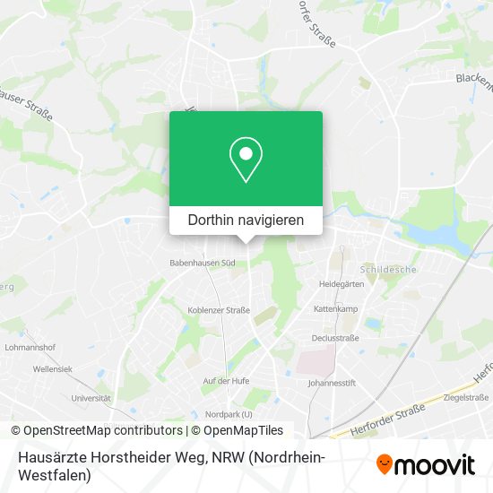 Hausärzte Horstheider Weg Karte