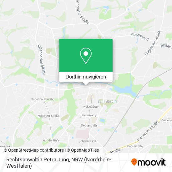 Rechtsanwältin Petra Jung Karte