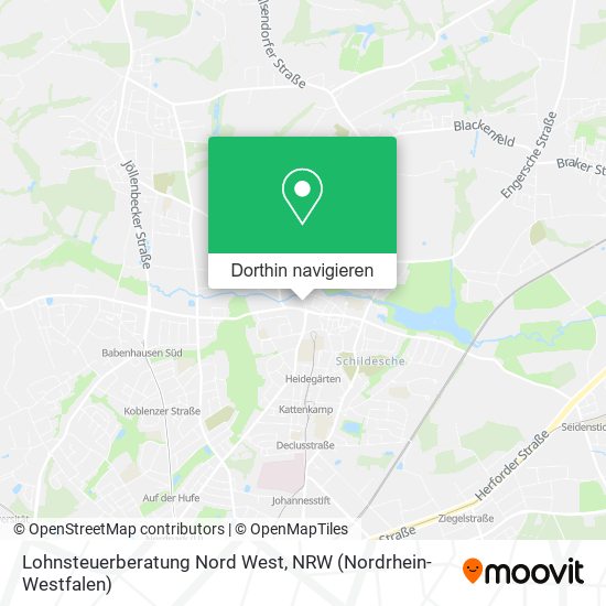 Lohnsteuerberatung Nord West Karte