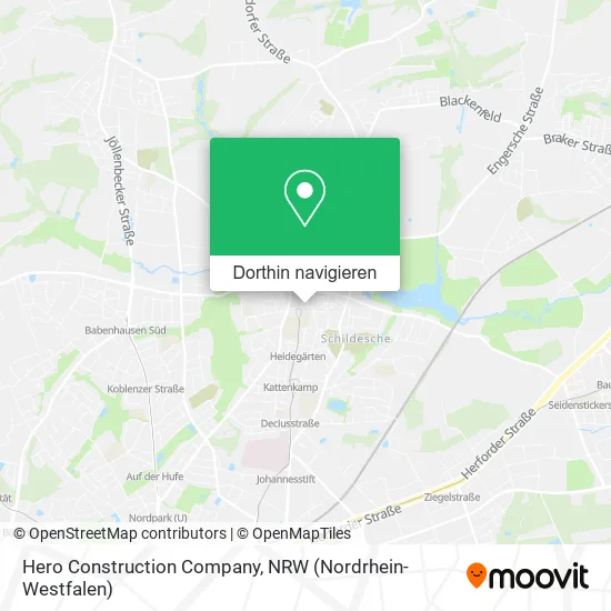 Hero Construction Company Karte