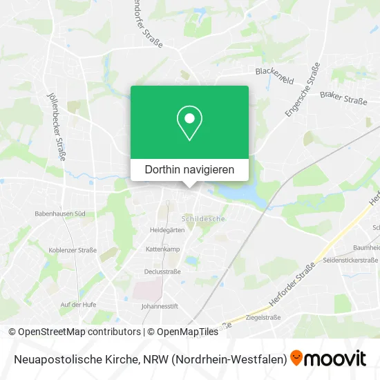 Neuapostolische Kirche Karte