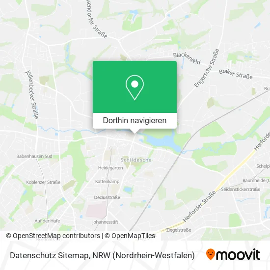 Datenschutz Sitemap Karte