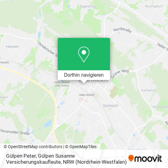 Gülpen Peter, Gülpen Susanne Versicherungskaufleute Karte