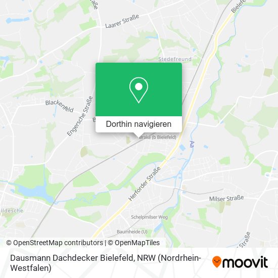 Dausmann Dachdecker Bielefeld Karte