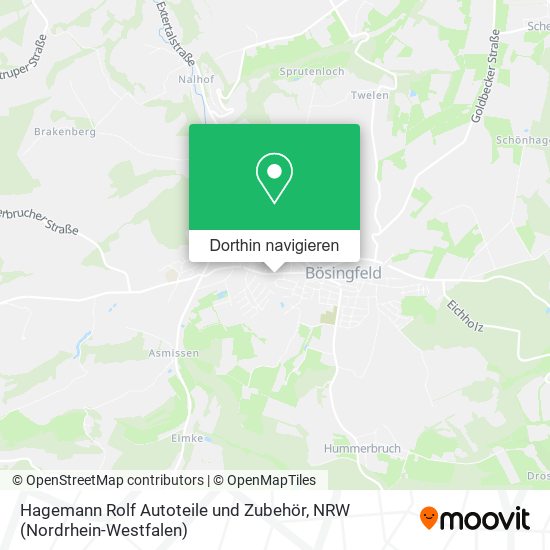 Hagemann Rolf Autoteile und Zubehör Karte