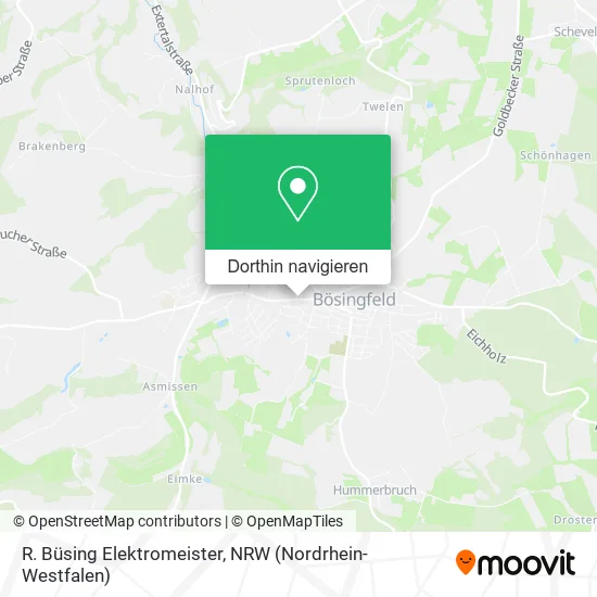 R. Büsing Elektromeister Karte