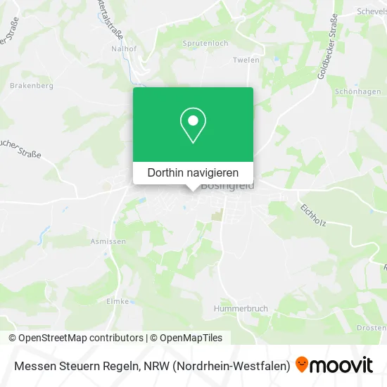 Messen Steuern Regeln Karte