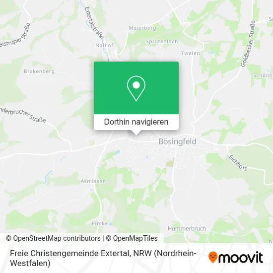 Freie Christengemeinde Extertal Karte