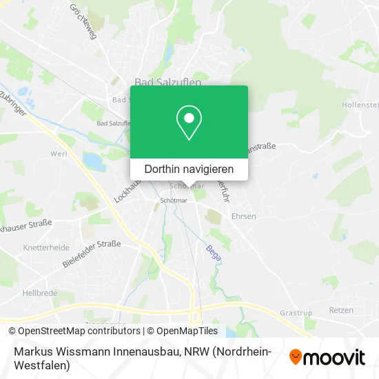 Markus Wissmann Innenausbau Karte