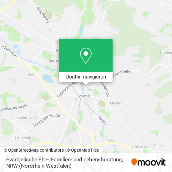Evangelische Ehe-, Familien- und Lebensberatung Karte