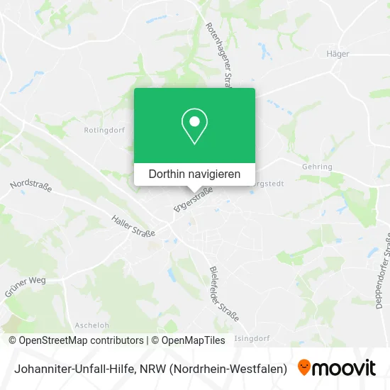 Johanniter-Unfall-Hilfe Karte