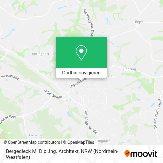 Bergedieck M. Dipl.Ing. Architekt Karte