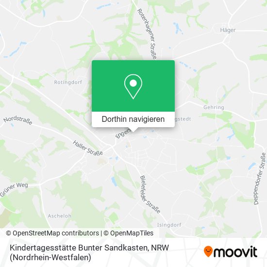 Kindertagesstätte Bunter Sandkasten Karte