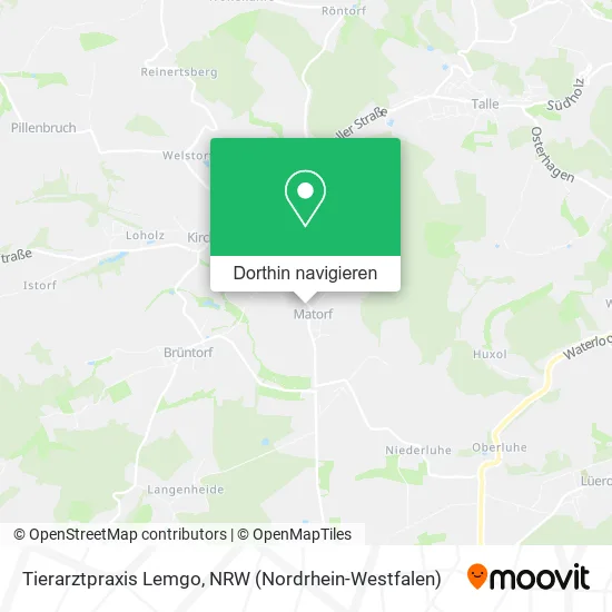 Tierarztpraxis Lemgo Karte