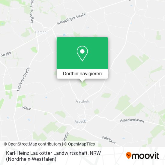 Karl-Heinz Laukötter Landwirtschaft Karte