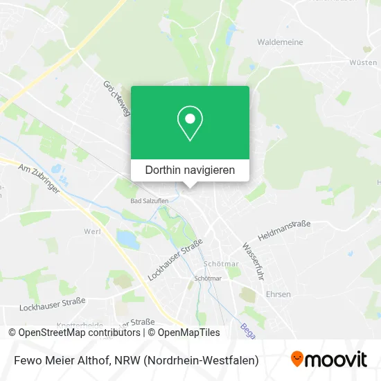 Fewo Meier Althof Karte