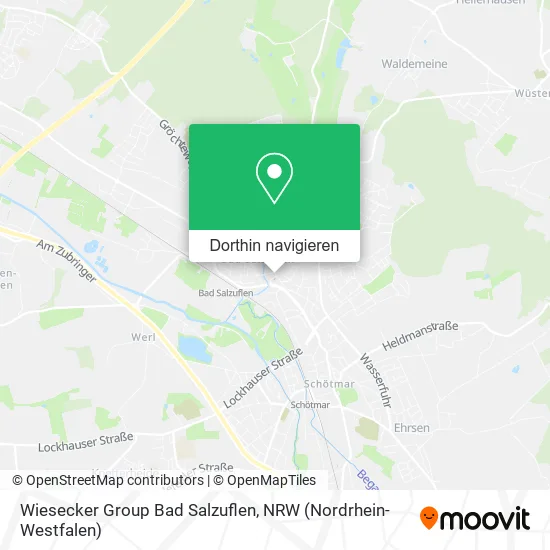 Wiesecker Group Bad Salzuflen Karte